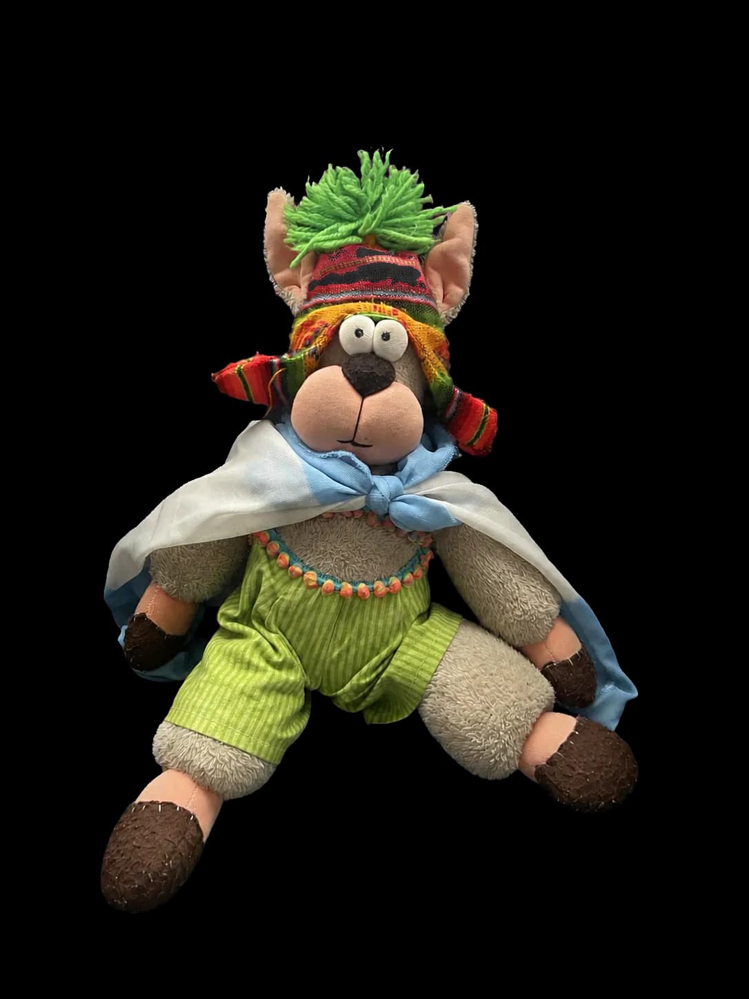 Otto, la mascota del jardín, listo para jugar